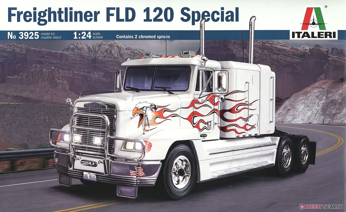 フレイトライナー FLD 120 スペシャル トラクターヘッド (プラモデル) パッケージ1