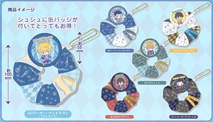 Fate/Grand Order Design Produced by sanrio 缶バッジ付きシュシュ (6個セット) (キャラクターグッズ)