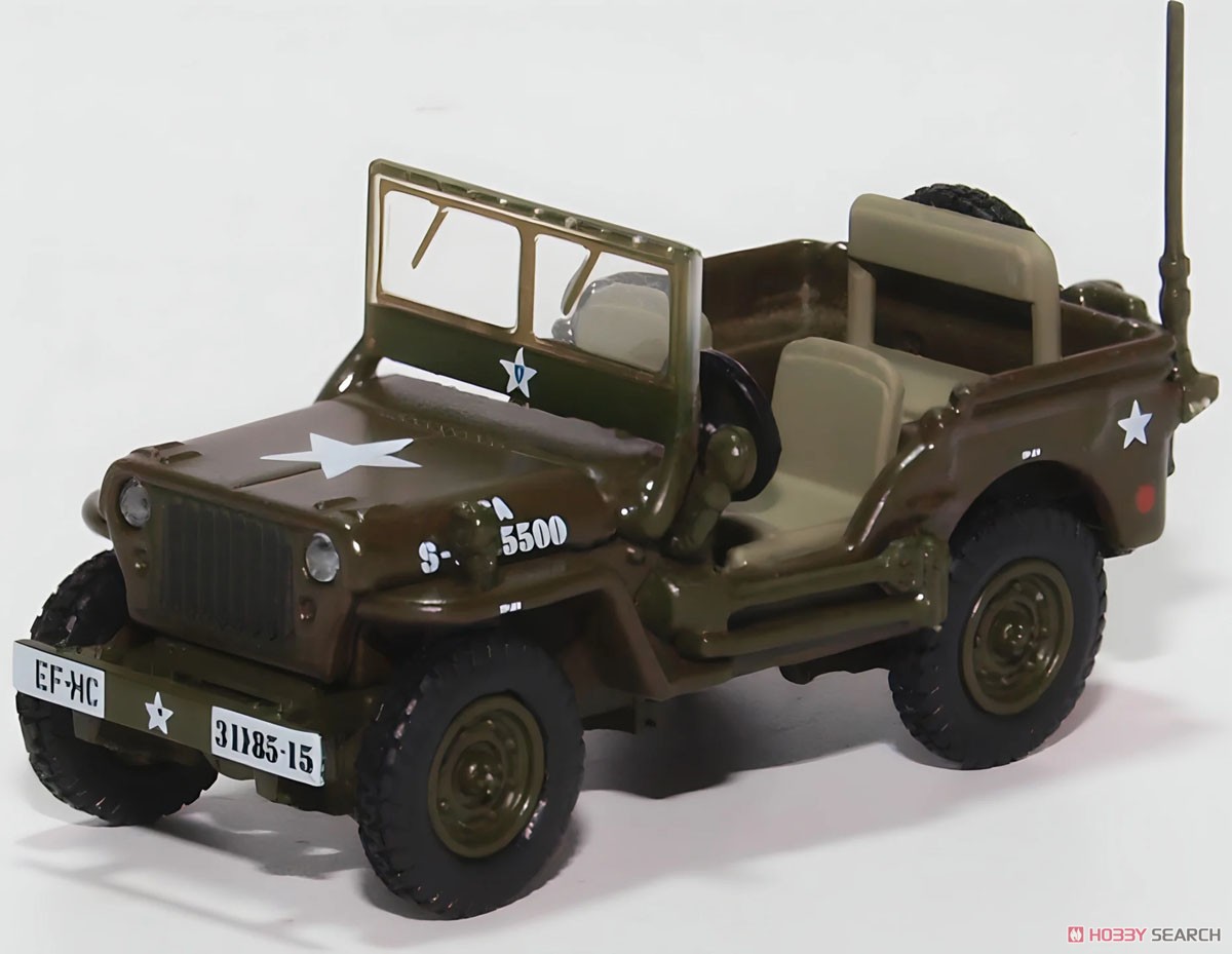(OO) Willys MB アメリカ陸軍 (鉄道模型) 商品画像1