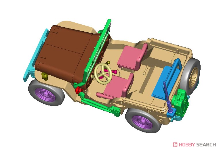 (OO) Willys MB アメリカ陸軍 (鉄道模型) その他の画像4