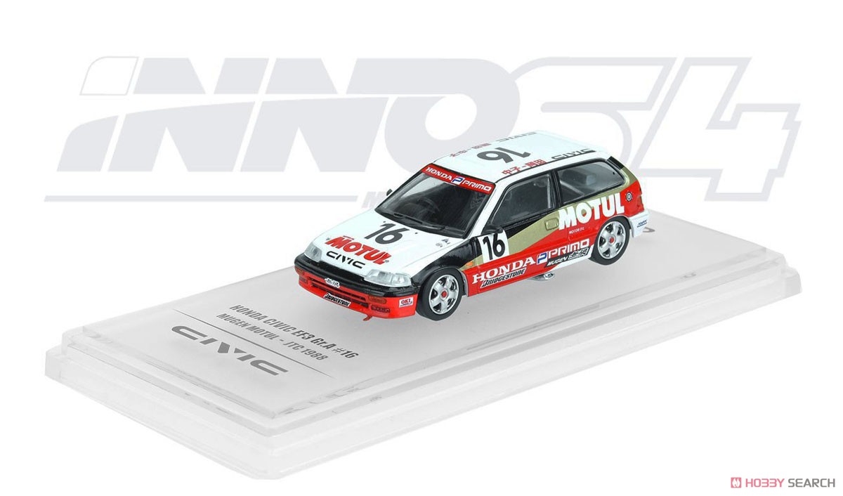 Honda Civic EF3 Gr.A #100 `Mugen Motul` JTC 1989 (Diecast Car) Item picture1