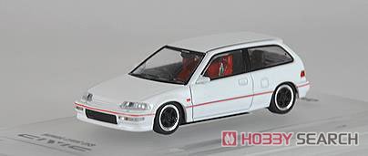 Honda Civic EF9 White Edition w/Decal Sheet (Diecast Car) Item picture4