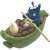 Pullback Collection My Neighbor Totoro Harvest Bamboo-leaf Boat (Character Toy) Item picture1