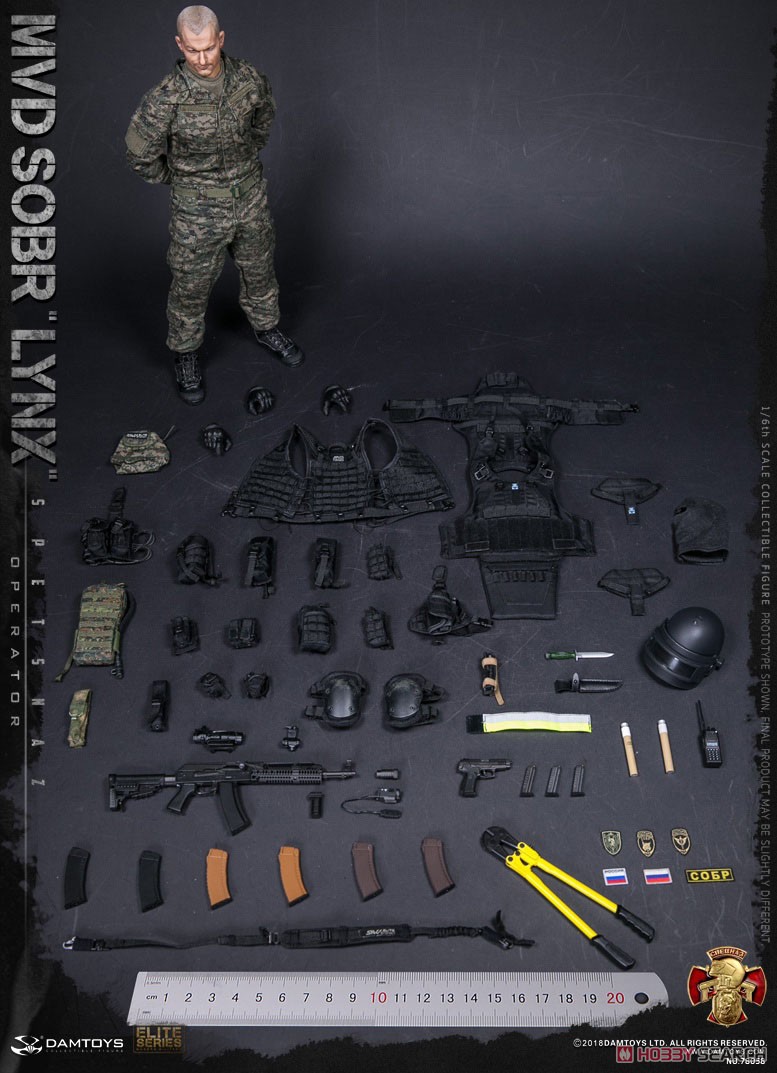 Damtoys 78058 Russian Spetsnaz MVD SOBR LYNX 1/6 Figure (Fashion Doll) Item picture1