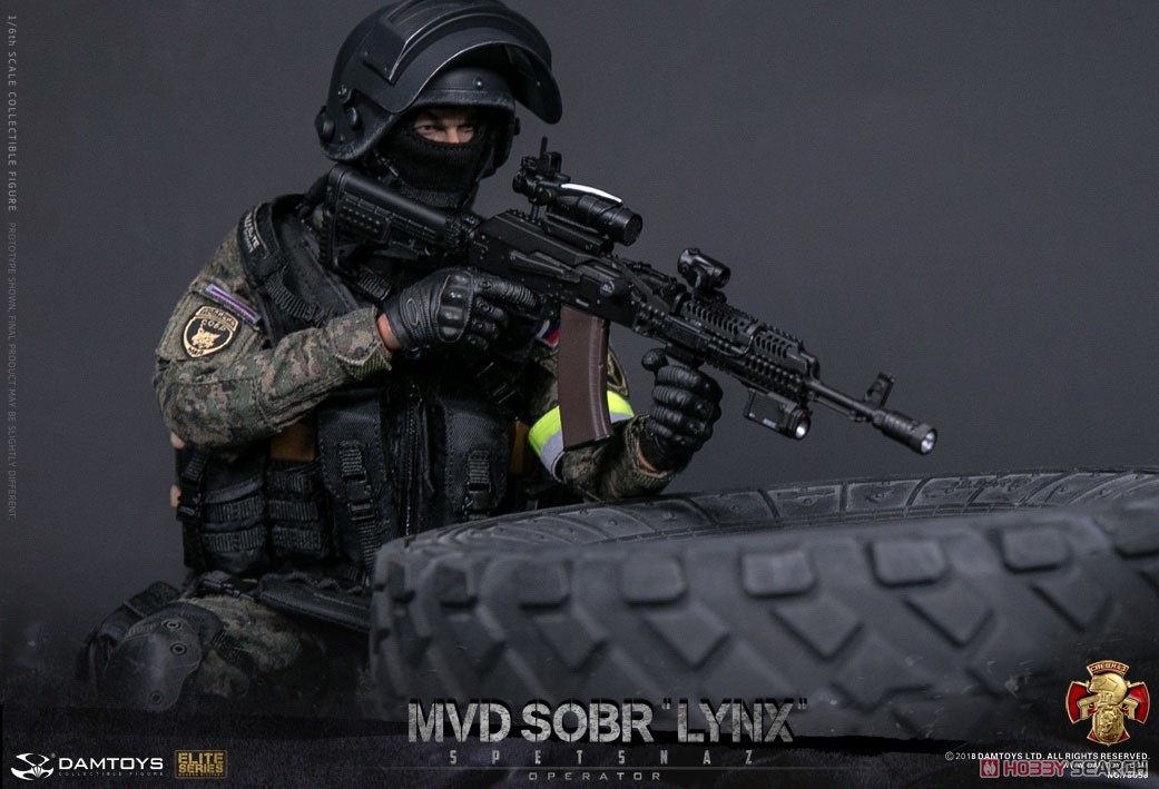 Damtoys 78058 Russian Spetsnaz MVD SOBR LYNX 1/6 Figure (Fashion Doll) Item picture11