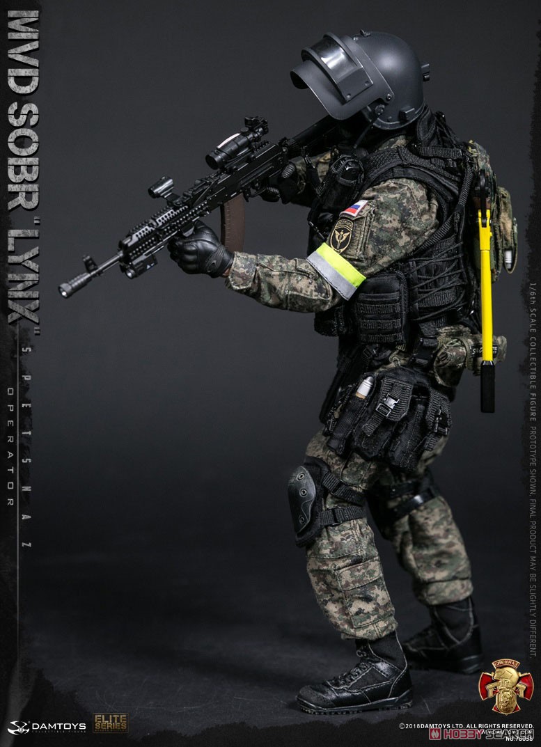 Damtoys 78058 Russian Spetsnaz MVD SOBR LYNX 1/6 Figure (Fashion Doll) Item picture13