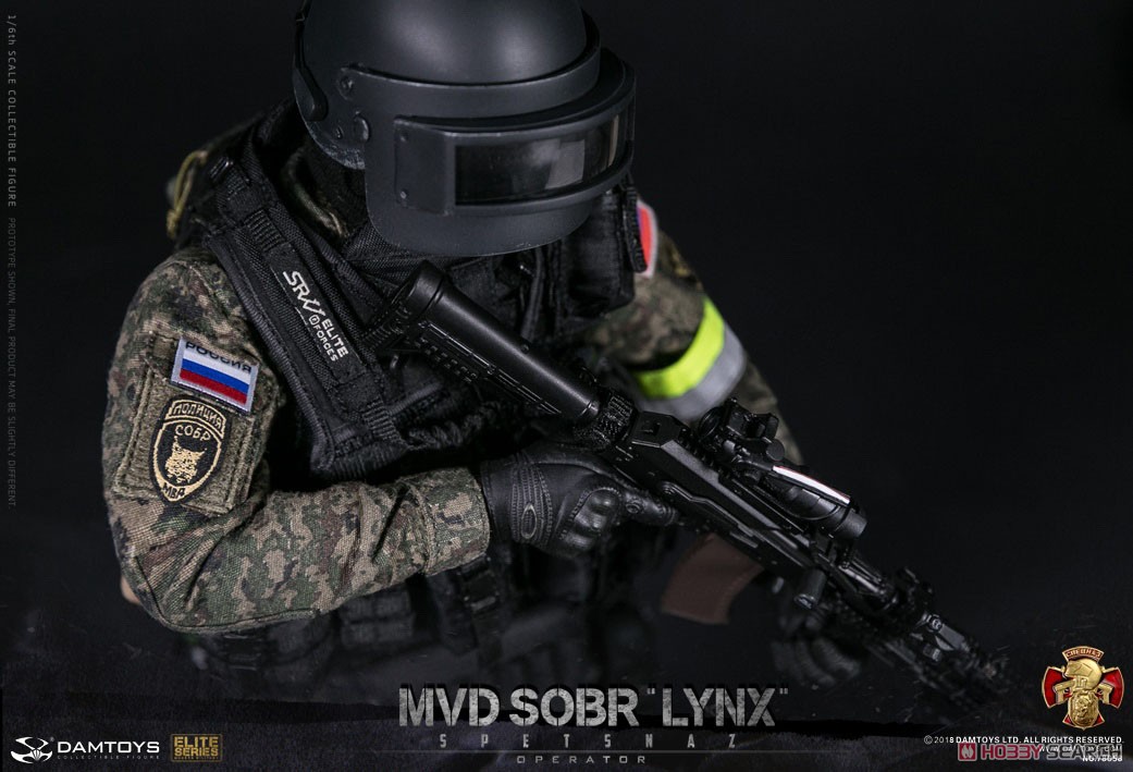 Damtoys 78058 Russian Spetsnaz MVD SOBR LYNX 1/6 Figure (Fashion Doll) Item picture5