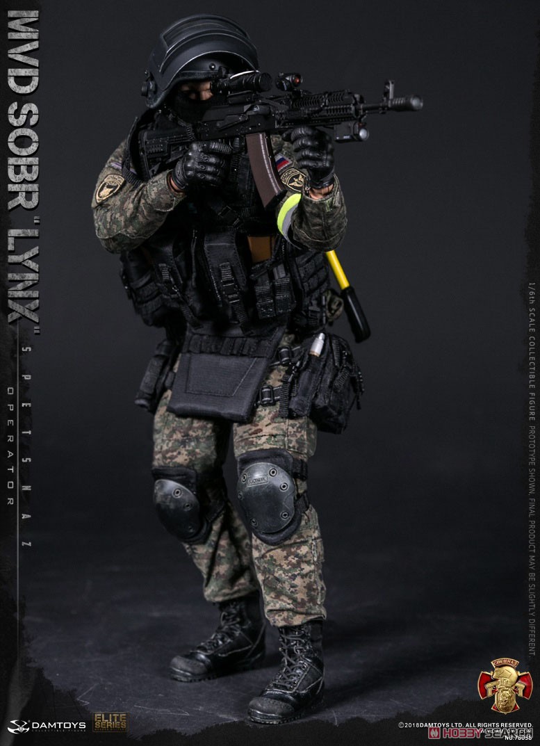 Damtoys 78058 Russian Spetsnaz MVD SOBR LYNX 1/6 Figure (Fashion Doll) Item picture9