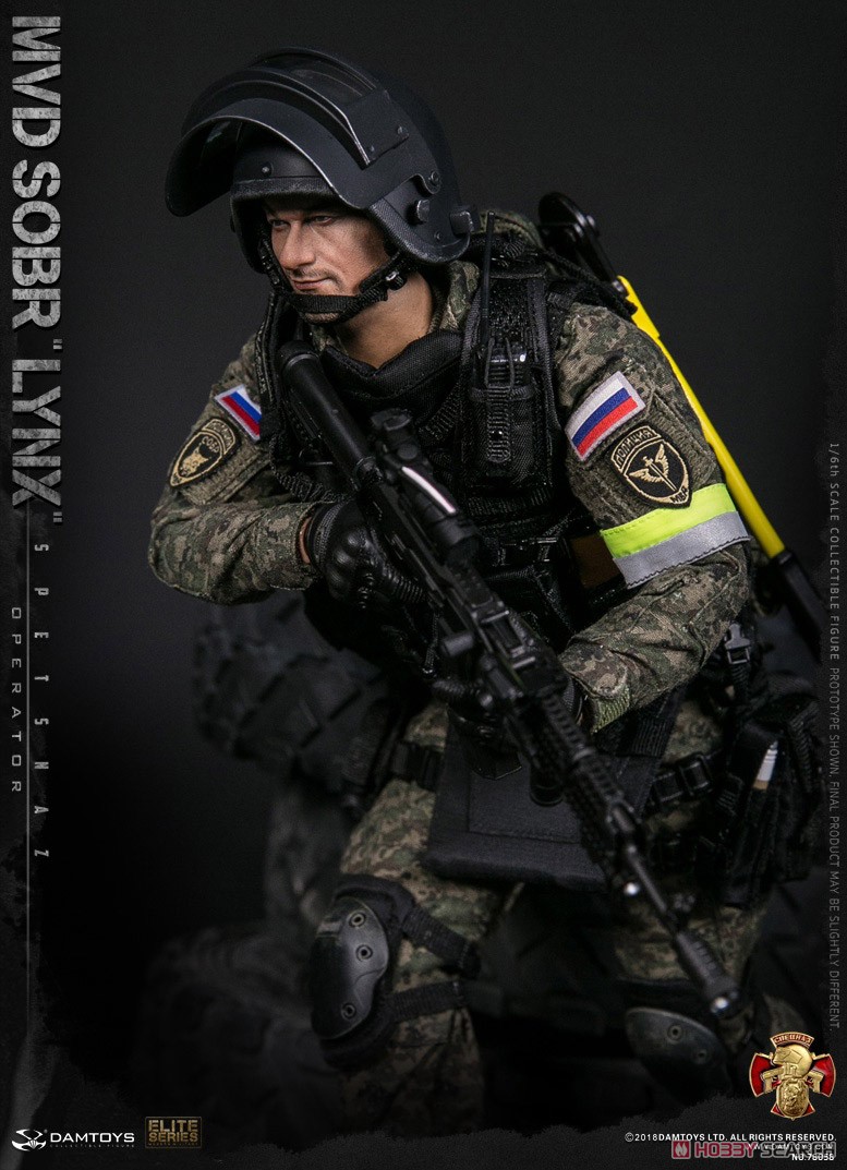 Damtoys 78058 Russian Spetsnaz MVD SOBR LYNX 1/6 Figure (Fashion Doll) Other picture2