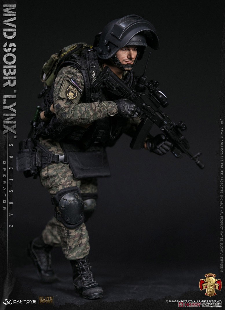 Damtoys 78058 Russian Spetsnaz MVD SOBR LYNX 1/6 Figure (Fashion Doll) Other picture5