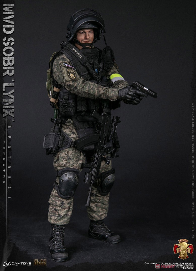 Damtoys 78058 Russian Spetsnaz MVD SOBR LYNX 1/6 Figure (Fashion Doll) Other picture7