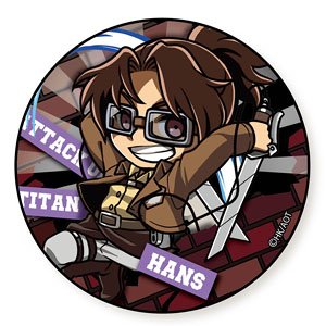 Attack on Titan Tobidastyle! Big Can Badge (Hange) (Anime Toy)