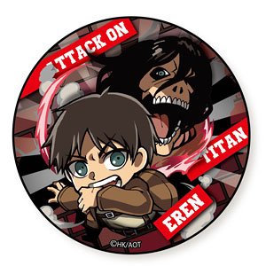 Attack on Titan Tobidastyle! Big Can Badge (Eren B) (Anime Toy)