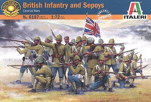 British Infantry/Sepoys (Colonial wars) (Plastic model)