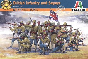 植民地戦争 イギリス歩兵 & インド人傭兵 (プラモデル)