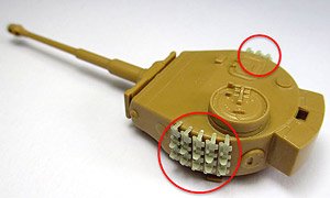 タイガー戦車用予備履帯 (10コマ入り) (デカール)