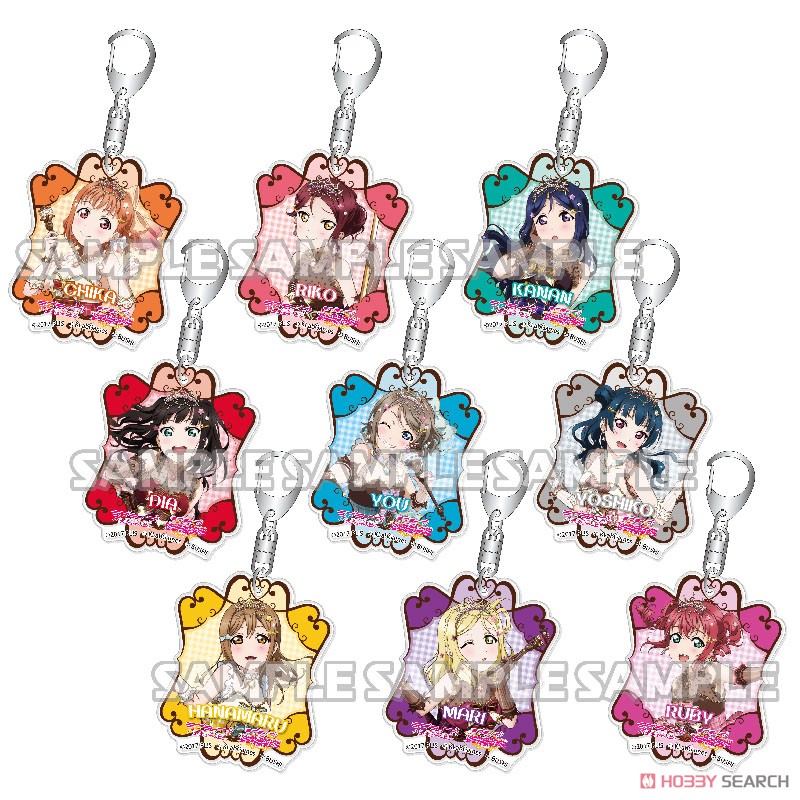 Love Live! Sunshine!! Acrylic Trading Key Ring Ver.5 (Set of 9) (Anime Toy) Item picture10