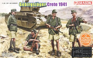 WW.II German Gebirgsjagers Crete 1941 w/Detail Up Parts (Plastic model)