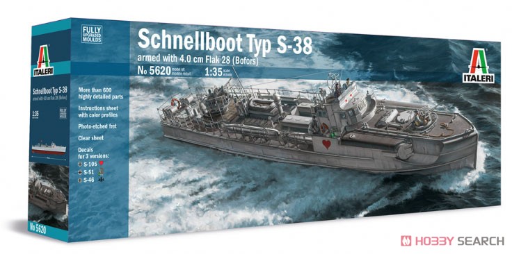 Kriegsmarine Schnellboat Typ S-38 (Plastic model) Package1