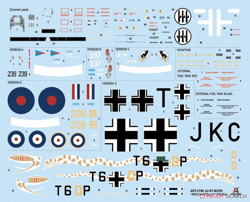 Ju87 B-2/R-2 `Picchiatello` (Plastic model) その他の画像9