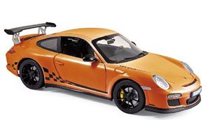 Porsche 911 GT 3 RS 2009 Orange (Diecast Car)