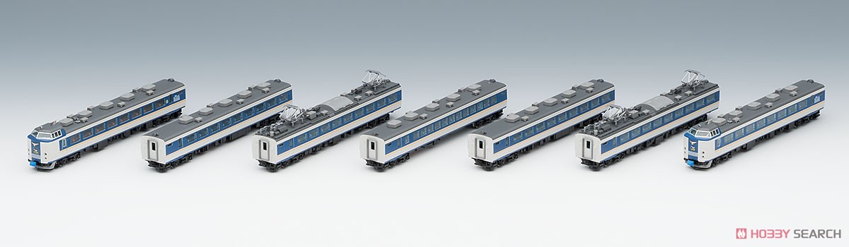 JR 485系特急電車 (しらさぎ・新塗装) セットB (7両セット) (鉄道模型) 商品画像1