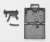 1/12 Little Armory (LA045) MP5K Koffer Type (Plastic model) Item picture3