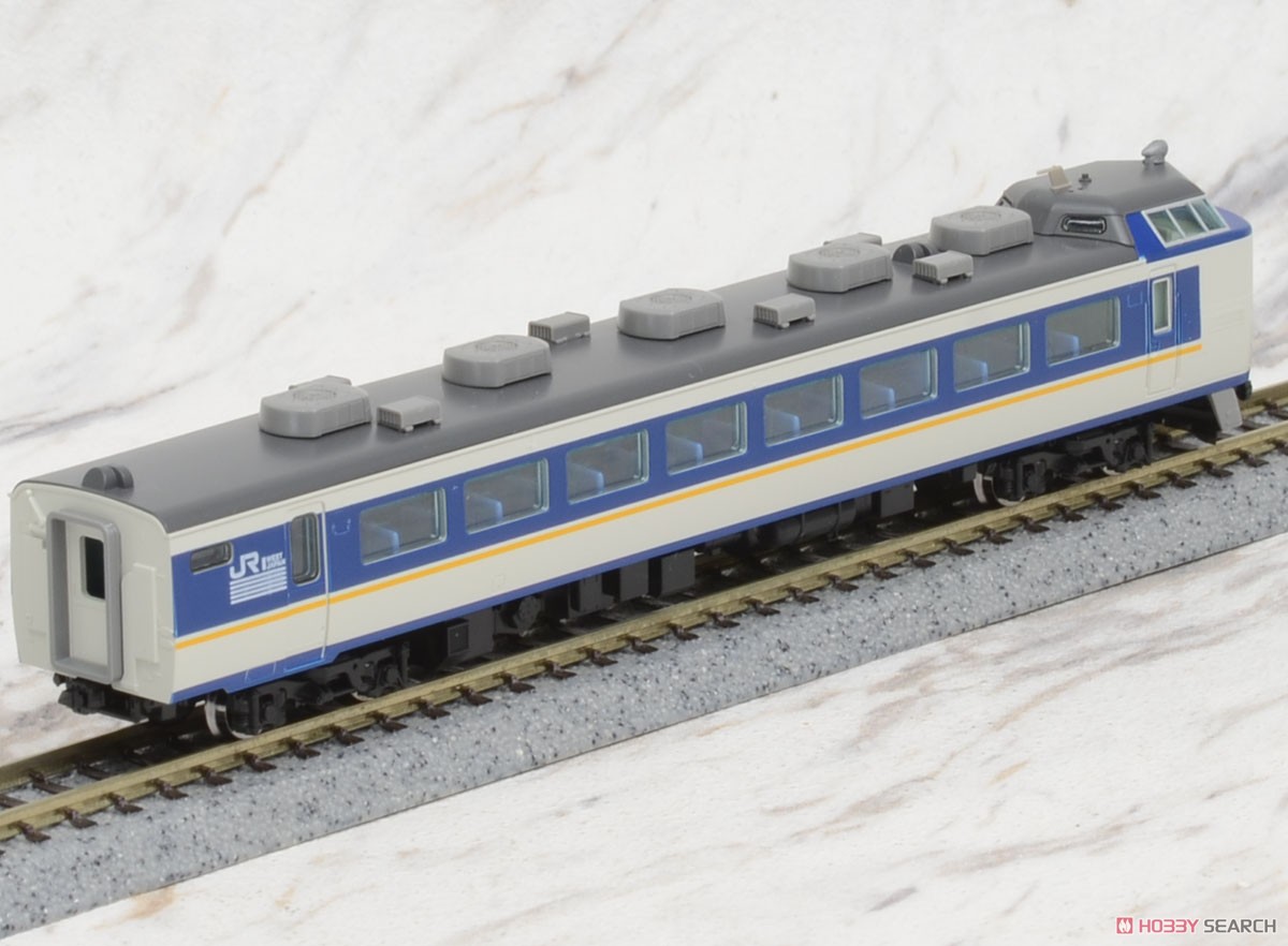 JR 485系特急電車 (しらさぎ・新塗装) セットC (3両セット) (鉄道模型) 商品画像10
