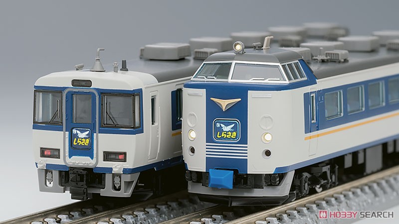 JR 485系特急電車 (しらさぎ・新塗装) セットC (3両セット) (鉄道模型) 商品画像13