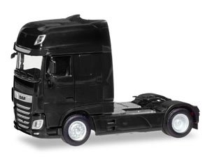 (HO) DAF XF Euro 6 SSC リジッドトラクター ブラック (鉄道模型)