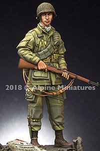 WWII米 第101空挺師団 兵士 (プラモデル)