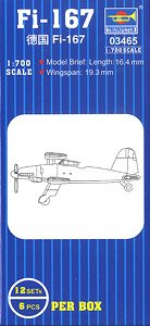 Fi-167 Torpedo Bomber (Plastic model)