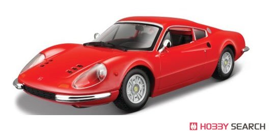 Ferrari Dino 246 GT (Red) (Diecast Car) Other picture1