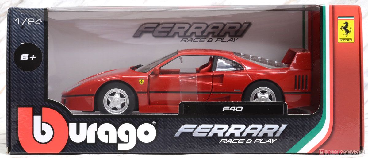 Ferrari F40 (Red) (Diecast Car) Package1