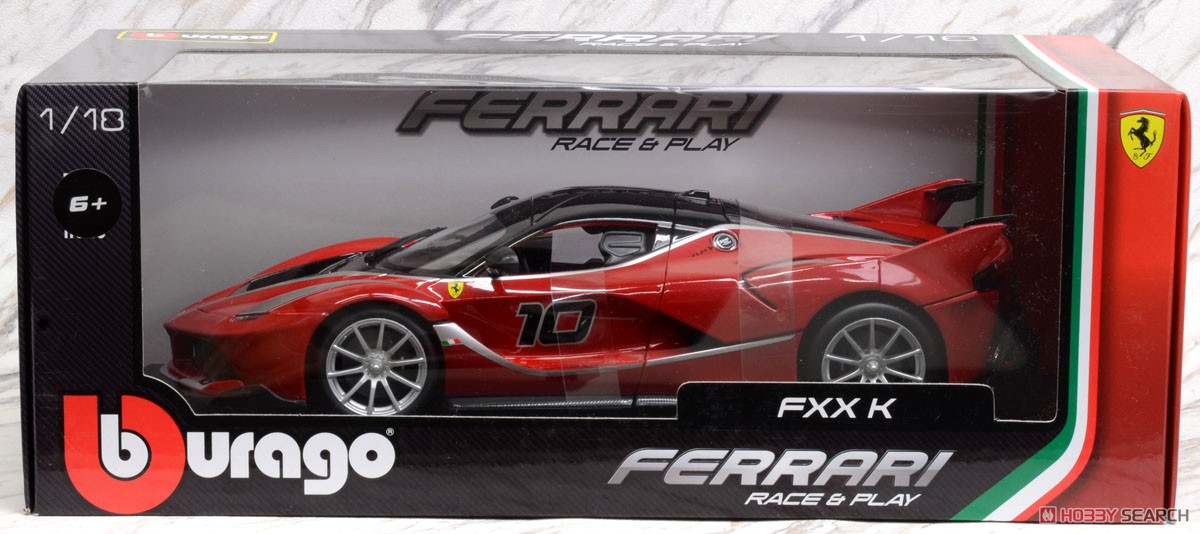フェラーリ FXX K No.10 (レッド) (ミニカー) パッケージ1