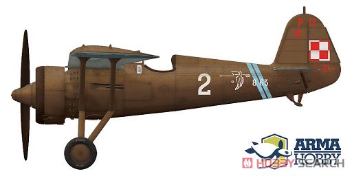 PZL P.11c 「ジュニアセット」 (プラモデル) 塗装1