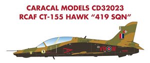 RCAF CT-155 Hawk `419 Sqn` (Decal)