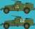 M3A1 Scoutcar w/Decals for USA & Russian (Plastic model) Color2
