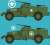 M3A1 Scoutcar w/Decals for USA & Russian (Plastic model) Color1