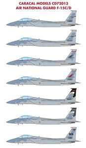 アメリカ州空軍 F-15C/D イーグル用デカール (デカール)