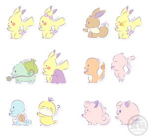 Pokemon - Fall in March Twin Magnet (Set of 12) (Shokugan)