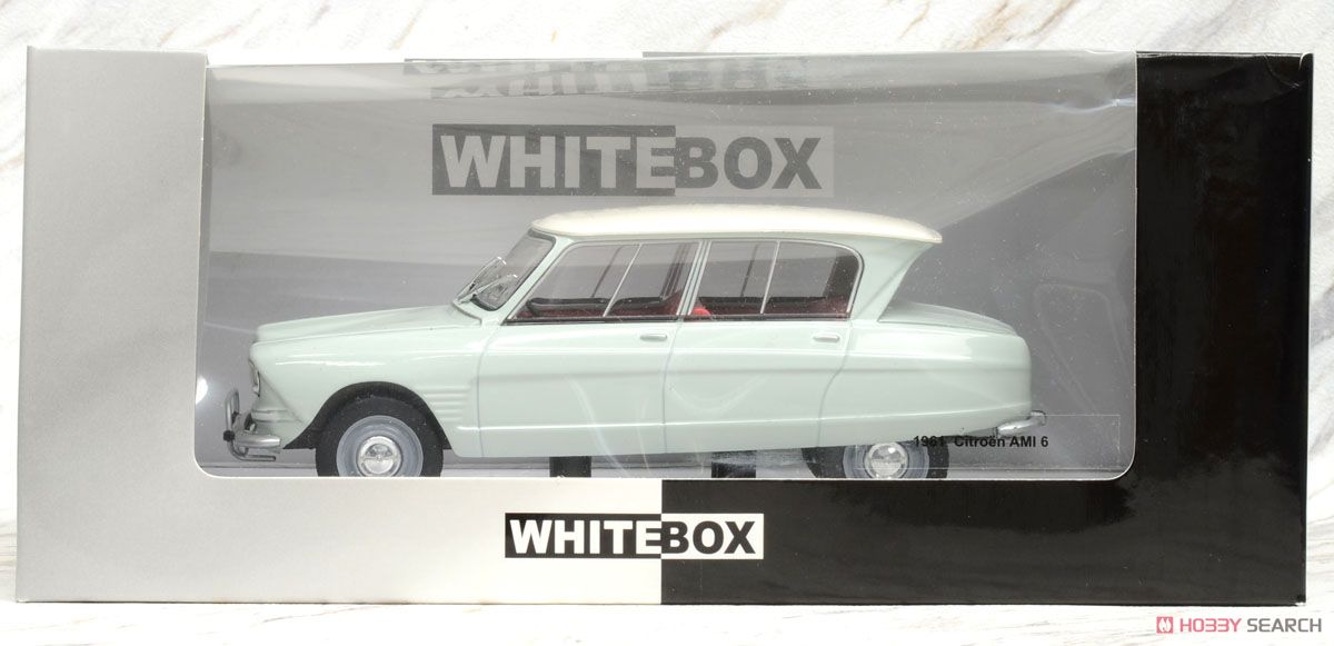 Citroen Ami 6 1961 Light Green / White (Diecast Car) Package1