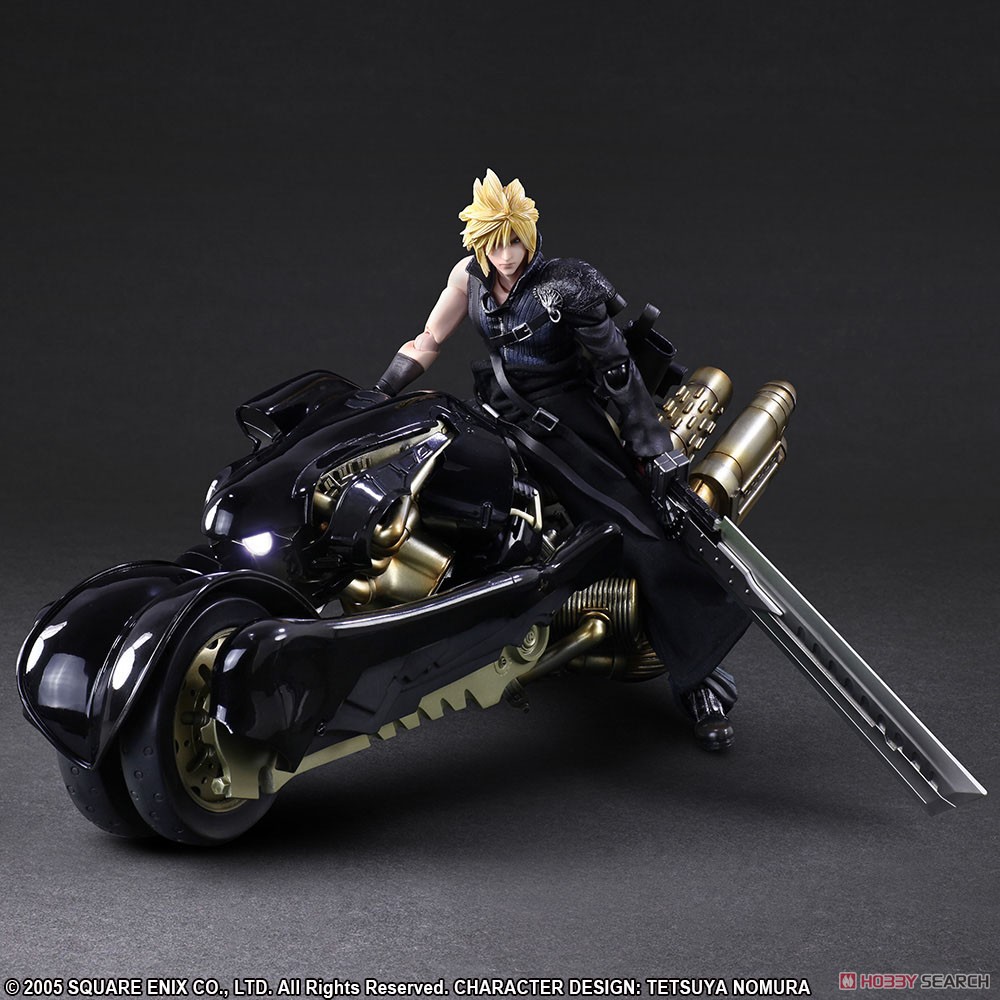 Final Fantasy VII Advent Children Play Arts Kai Cloud Strife & Fenrir (Completed) Item picture1