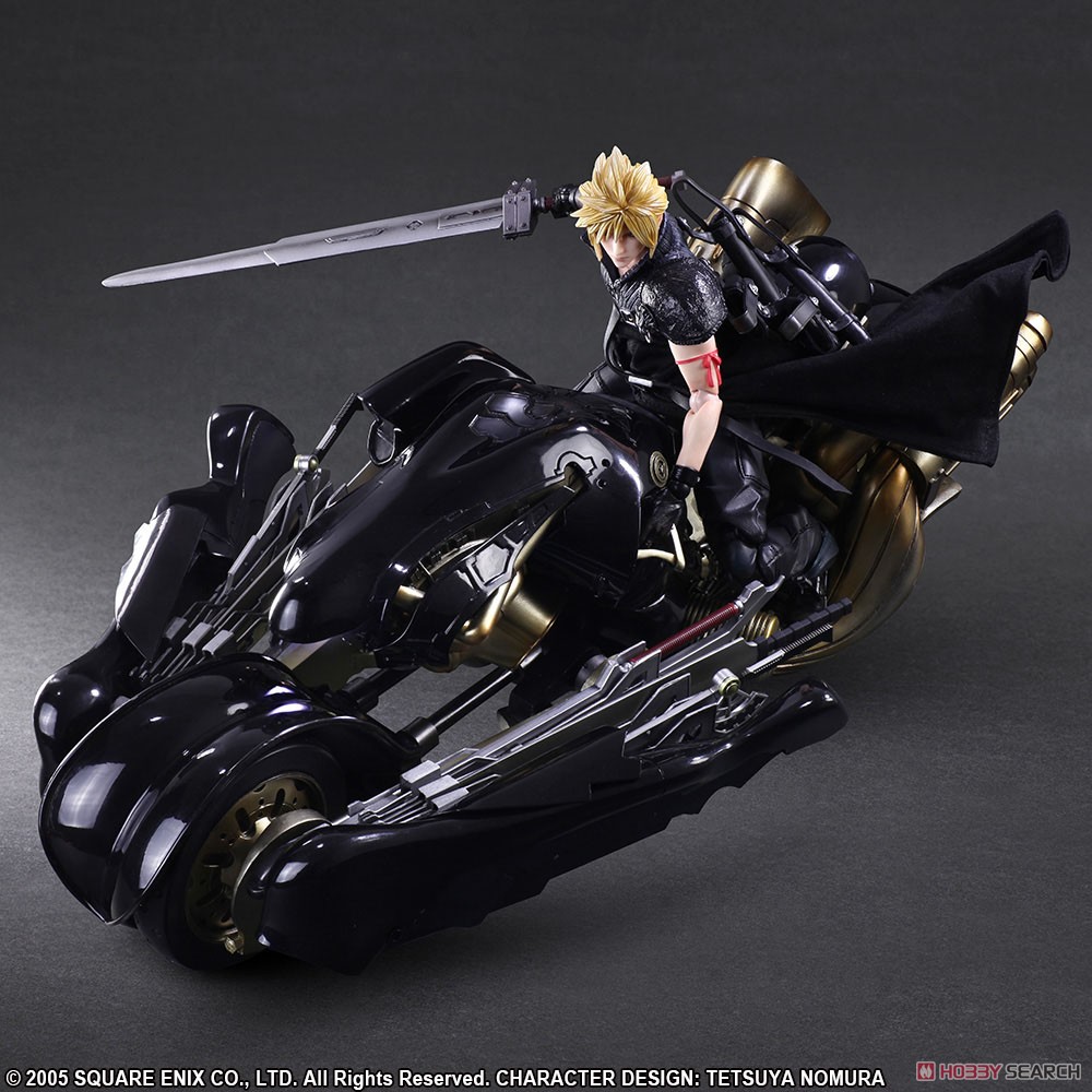 Final Fantasy VII Advent Children Play Arts Kai Cloud Strife & Fenrir (Completed) Item picture4