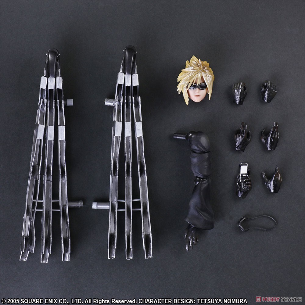 Final Fantasy VII Advent Children Play Arts Kai Cloud Strife & Fenrir (Completed) Item picture8