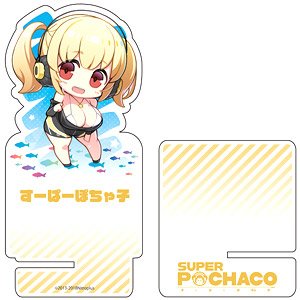 Die Cut Acrylic Smartphone Stand 02 Super Pochaco (Anime Toy)