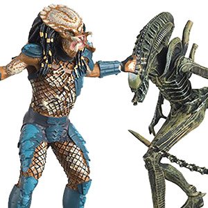 Alien vs. Predator Video Game Figure Set (Completed)