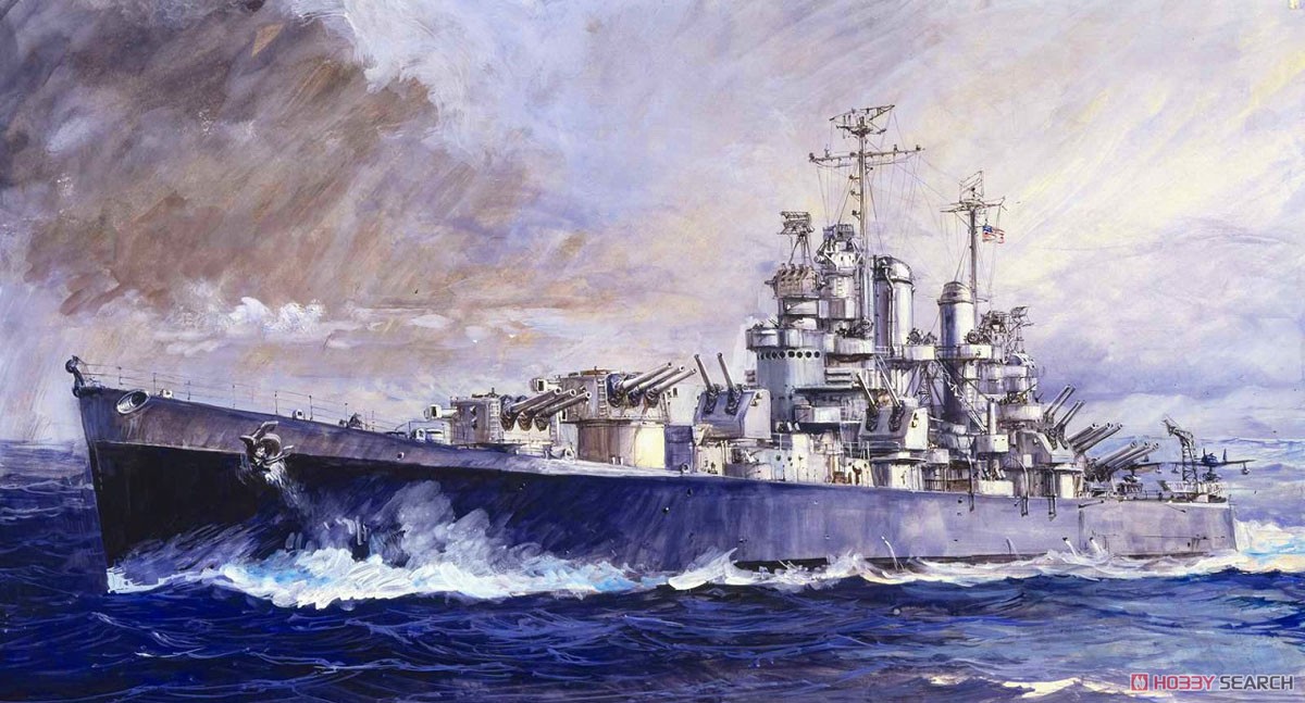 WWII アメリカ海軍 軽巡洋艦 CL-55 クリーブランド (プラモデル) その他の画像1