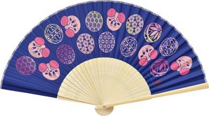 Kirby`s Dream Land Fuwafuwa Japanese Collection Japanese Folding Fan (1) Kirby and Mari (Anime Toy)