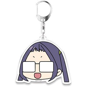 Yurucamp Face Stamp Key Ring Chiaki Ohgaki (Anime Toy)